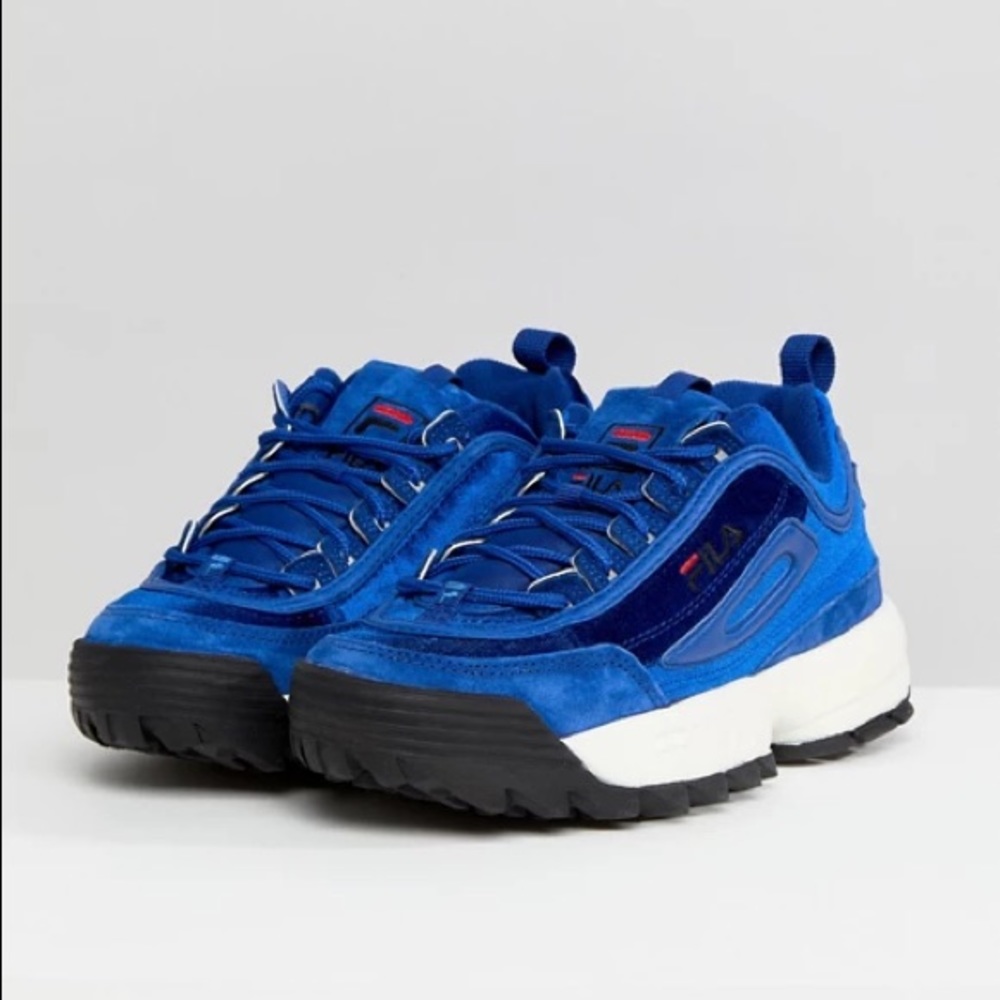 Blue Velvet Fila Disruptor